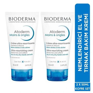 Bioderma Atoderm İkiz Set 2x50 ML El ve Tırnak Bakım Kremi