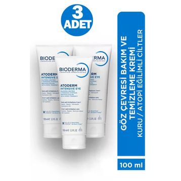 Bioderma Atoderm Intensive 100 ml 3 Adet Eye Cream