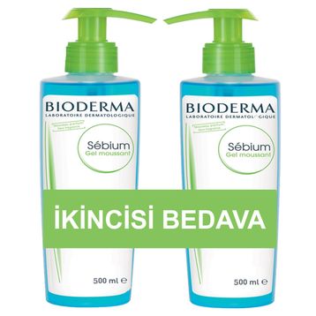 Bioderma Sebium Foaming 500 ml 2 Adet Gel