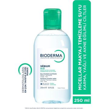 Bioderma Sebium H2O 250 ml Makyaj Temizleme Solüsyonu