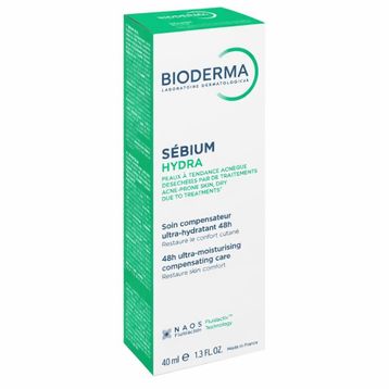 Bioderma Sebium Hydra Akneye Eğilimli Ciltler İçin 40 ml Yatıştırıcı Nemlendirici Krem