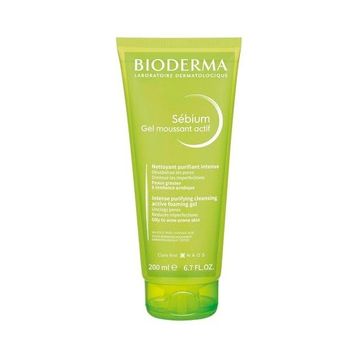 Bioderma Sebium Yağlı ve Akne Eğilimli Ciltler Sivilce Karşıtı Salisilik Asit ve Glikolik Asit İçeren Arındırıcı 200 ml Temizleme Jeli