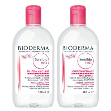 Bioderma Sensibio H2O 500 ml Yüz ve Makyaj Temizleme Suyu 2'li Set