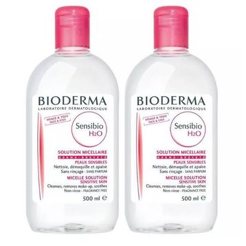 Bioderma Sensibio H2O 500 ml Yüz ve Makyaj Temizleme Suyu 2'li Set