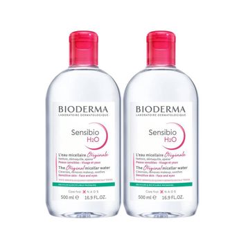 Bioderma Sensibio H2O 500 ml Yüz ve Makyaj Temizleme Suyu 2'li Set
