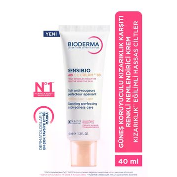 Bioderma Sensibio SPF50 AR+CC Light 40 ml Krem