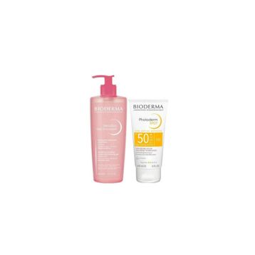 Bioderma SPF50+ 150 ml Photoderm Spot + Bioderma Sensibio 500 ml Foaming Gel