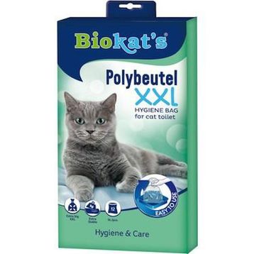 Biokat's XXL 55x43x12 cm 10'lu Paket Kedi Kumu Torbası