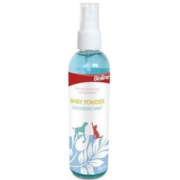 Bioline Parfüm Baby Powder 118 ml Kediler Köpekler İçin Bebek Pudrası Kokulu Parfüm