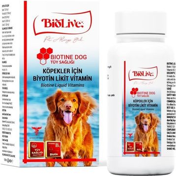 Biolive 100 gr Köpekler İçin Biotine Tüy Dökümü Likit Vitamin