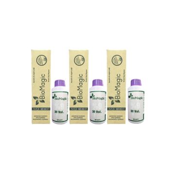 Biomagic Organik Amonyaksız Açık Küllü Kumral 8.72 3 Adet Saç Boyası