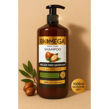 Biomega 1000 ml Argan Yağı Şampuan