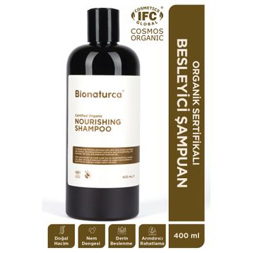 Bionaturca 400 ml Sertifikalı Besleyici Organik Şampuan