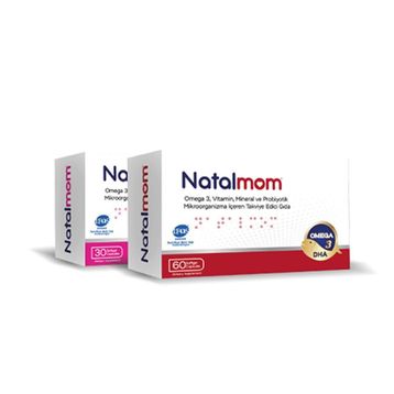 Bionella Natalmom Omega 3 İçeren 30 Kapsül Balık Yağı