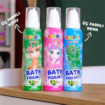 Biorel 3'lü Banyo Oyun Köpüğü Seti