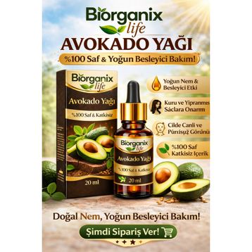 Biorganix Life 20 ml Avokado Yağı