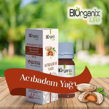 Biorganix Life 20 ml Organik Acıbadem Yağı