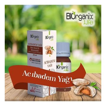 Biorganix Life 20 ml Organik Acıbadem Yağı