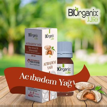 Biorganix Life 20 ml Organik Acıbadem Yağı