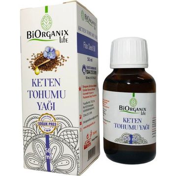 Biorganix Life 50 mL Keten Tohumu Yağı