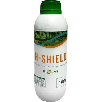 Biosas H-Shield 1 lt İkincil Ve İz Element Katkılı Sıvı Organomineral Gübre