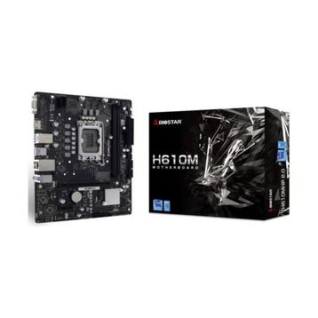 Biostar H610MHP 64 GB 2.0 DDR4 3200 1700P 1xM.2 2xDIMM Max HDMI VGA 4K 2K 4xUSB 2.0 2xUSB 3.2 mATX Anakart