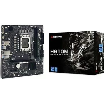 Biostar H610MHP 64 GB 2.0 DDR4 3200 1700P 1xM.2 2xDIMM Max HDMI VGA 4K 2K 4xUSB 2.0 2xUSB 3.2 mATX Anakart
