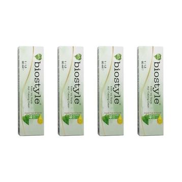 Biostyle Bitki Özlü Argan ve Keratin 10.1 Küllü Açık Sarı Oksidansız 4x60 ml Saç Boyası