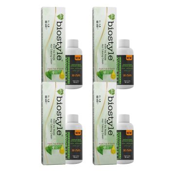 Biostyle Bitki Özlü Argan ve Keratin 5.34 Çikolata Kahve 4x60 ml Saç Boyası+4 Adet Oksidan