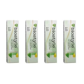 Biostyle Bitki Özlü Argan ve Keratin 8.2 Bej Açık Kumral Oksidansız 4x60 ml Saç Boyası