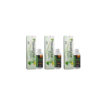 Biostyle Bitki Özlü Argan ve Keratin 8.3 Açık Kumral Dore 3x60 ml Saç Boyası+3 Adet Oksidan