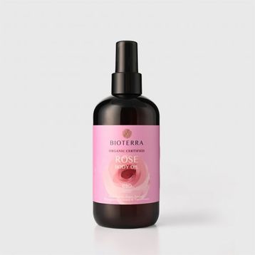 Bioterra 250 ml Organik Gül Vücut Yağı