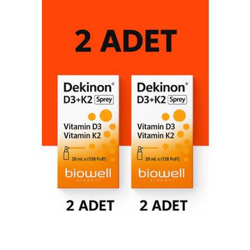 Biowell Dekinon Vitamin D3-K2 20 ml Sprey