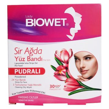 Biowet Pudralı 27'li Yüz Sir Ağda Bandı