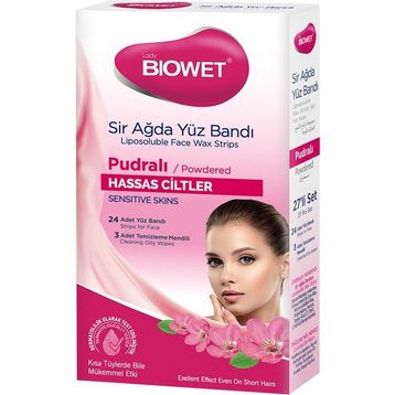 Biowet Pudralı 27'li Yüz Sir Ağda Bandı