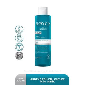 Bioxcin Acnium 200 ml Akneye Eğilimli Ciltler için Tonik