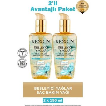 Bioxcin Besleyici Yağlar 2x150 ml Saç Bakım Yağı