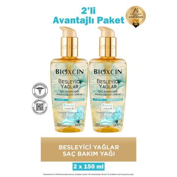 Bioxcin Besleyici Yağlar 2x150 ml Saç Bakım Yağı