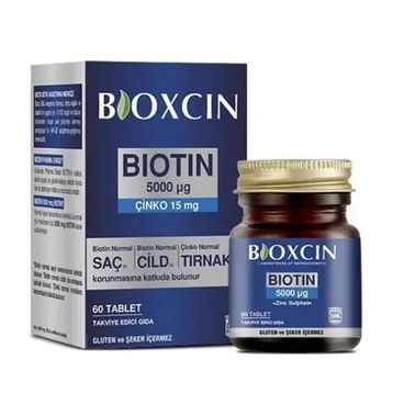 Bioxcin Biotin 5000 mcg 60 Tablet