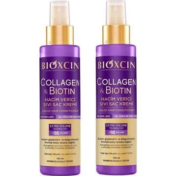 Bioxcin Collagen Biotin 2x150 ml Hacim Verici Sıvı Saç Kremi