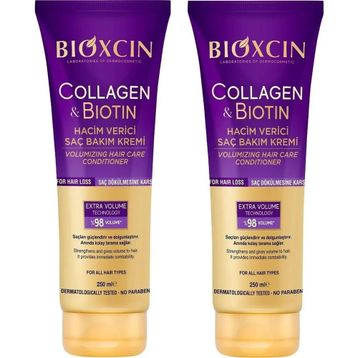 Bioxcin Collagen Biotin 2x250 ml Verici Saç Bakım Kremi