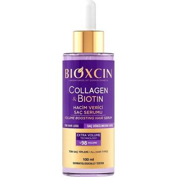 Bioxcin Collagen Biotin 3x100 ml Hacim Verici Saç Bakım Serumu