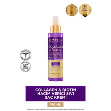 Bioxcin Collagen Biotin Ekstra Hacim 150 ml Sıvı Saç Kremi