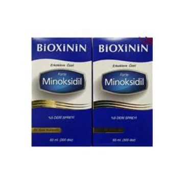 Bioxcin Forte 60 ml Minoksidil 5 Deri Spreyi