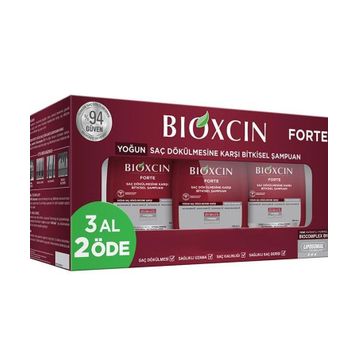 Bioxcin Forte Yoğun Saç Dökülme Karşıtı 3x300 ml Şampuan