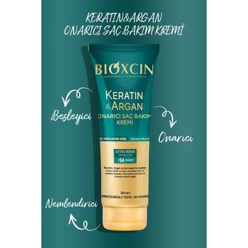 Bioxcin Keratin Argan Onarıcı Yıpranmış ve Hassas Saçlar 5x250 ml Saç Bakım Kremi