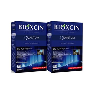 Bioxcin Quantum Kuru ve Normal Saçlar İçin 2x300 ml Şampuan