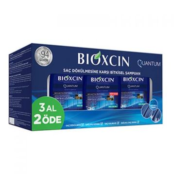 Bioxcin Quantum Saç Dökülmesine Karşı 3x900 ml Bitkisel Şampuan