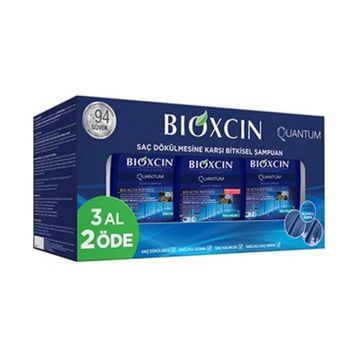 Bioxcin Quantum Saç Dökülmesine Karşı 3x900 ml Bitkisel Şampuan