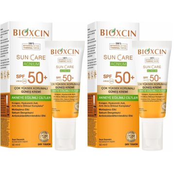 Bioxcin Sun Care Akneye Eğilimli Ciltler SPF50 2x50 ml Güneş Kremi